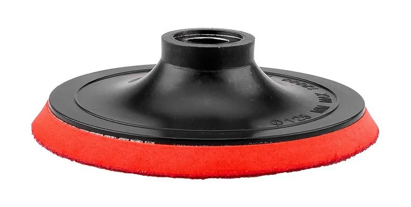 Tarcza Mocująca Z Rzepem 125*8MM Gwint M14 + Trzpień 8mm GRAPHITE