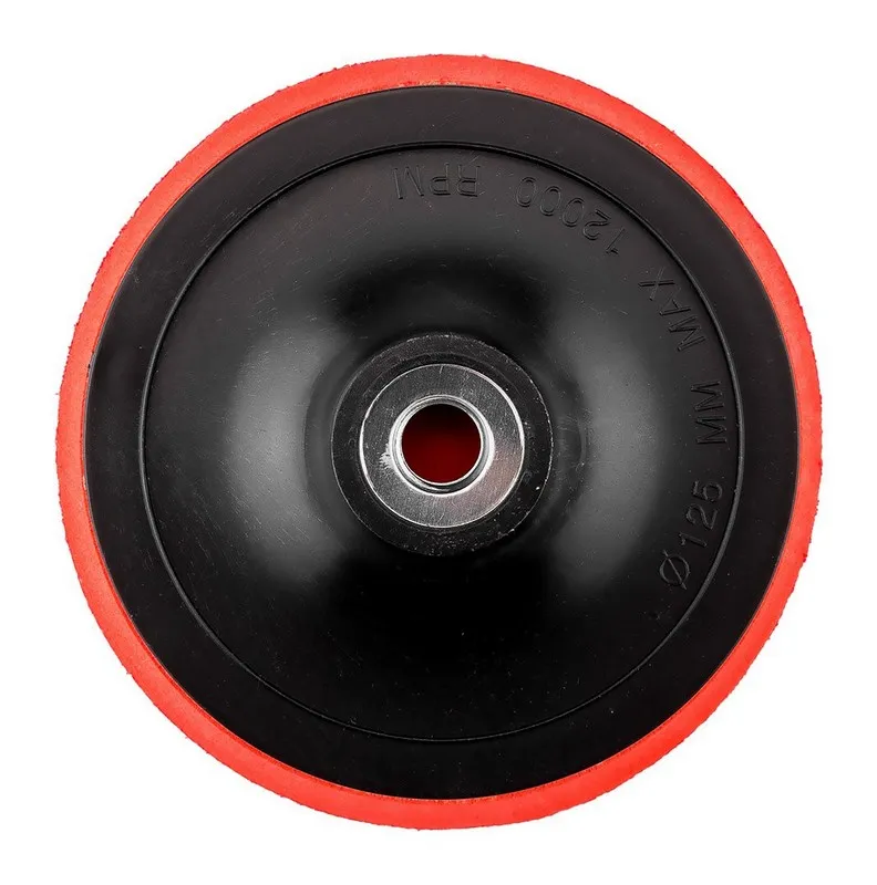 Tarcza Mocująca Z Rzepem 125*8MM Gwint M14 + Trzpień 8mm GRAPHITE