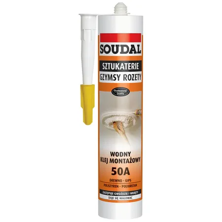 Klej Montażowy Wodny 50A 280ml SOUDAL