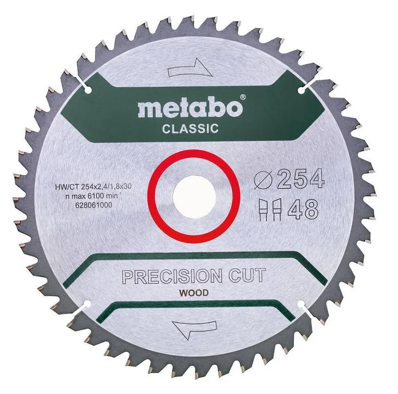 Piła Tarczowa Precision Cut Classic 254*30MM 48WZ METABO