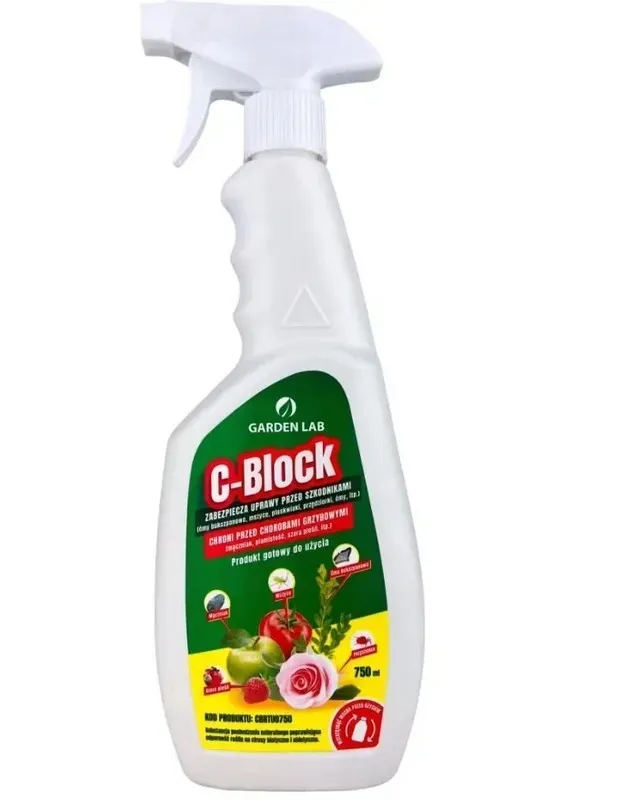 Naturalny Środek Na Insekty I Choroby Grzybowe C- BLOCK750ML