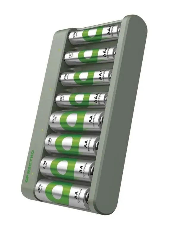 Ładowarka Recyko Eco E821 +4*AA2100 GP BATTERY
