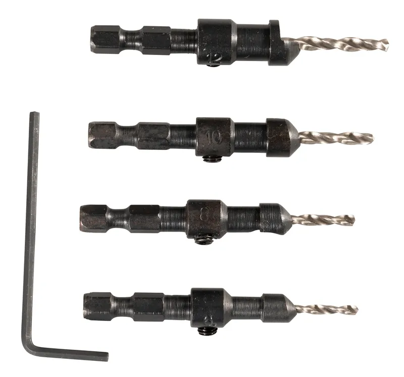 Zestaw Pogłębiacz Stożkowy I Wiertła 2.4-3.6MM 4 szt. MAKITA