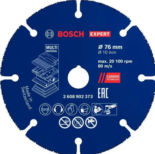 Tarcza Tnąca Węglikowa Expert Multi Material 76*10MM BOSCH