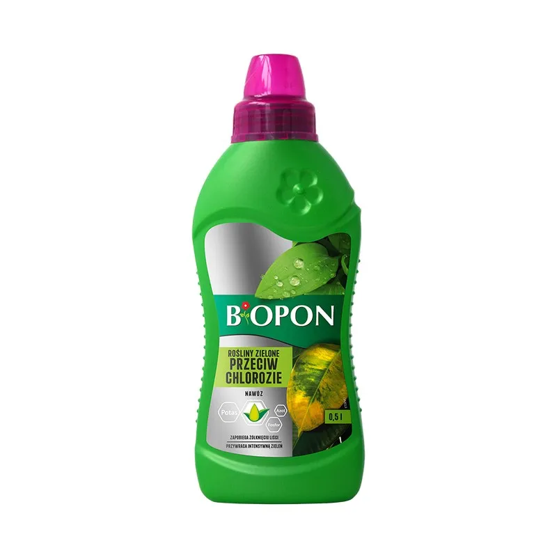 Nawóz - Do Roślin Zielonych Przeciw Chlorozie 0.5l BIOPON
