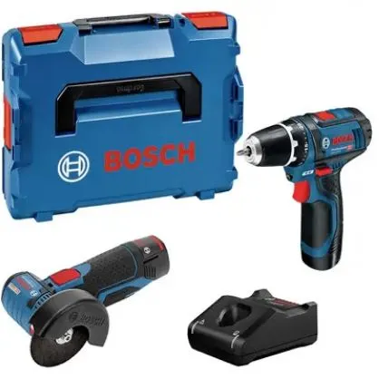 Zestaw Narzędzi 12V Gws 12V-76 + Gsr 12V-15 2*2.0AH BOSCH