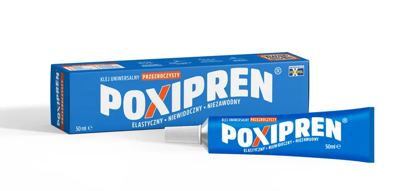 Klej Uniwersalny Poxipren Transparentny 50 ml POXIPOL