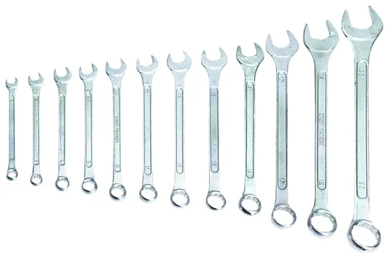 Komplet Kluczy Płasko-Oczkowych 6-SZTUK 8-17MM TOP TOOLS
