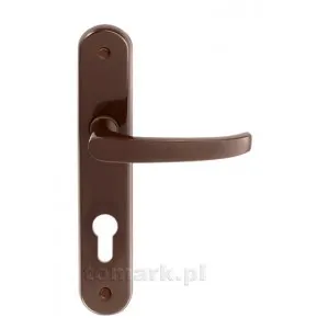 Klamka Malowana 90mm Na Klucz - Brązowa