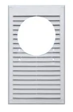 Kratka Do Pochłaniacza 175*295MM FI120MM Z Siatką - Biała