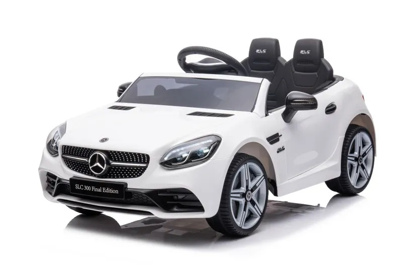 Auto Na Akumulator MERCEDES SLC 300 Światła LED MP3 Pilot - Biały
