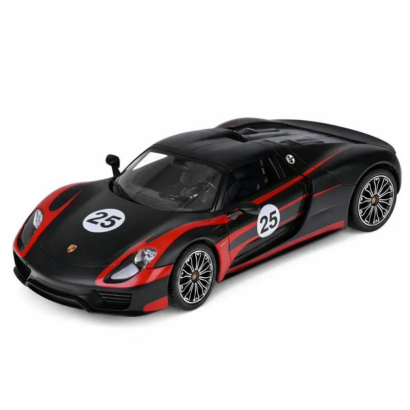 Auto PORSCHE 918 Spyder Performance Zdalnie Sterowane RC Rastar 1:14 - Czarne