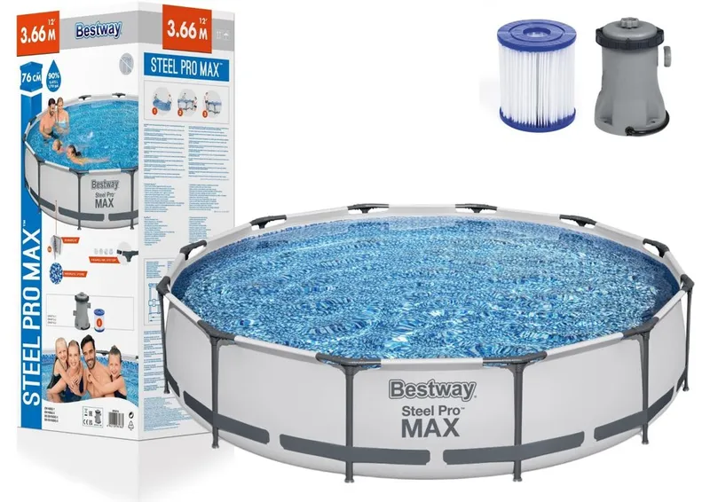 Basen Stelażowy 366 x 76 cm BESTWAY 56416