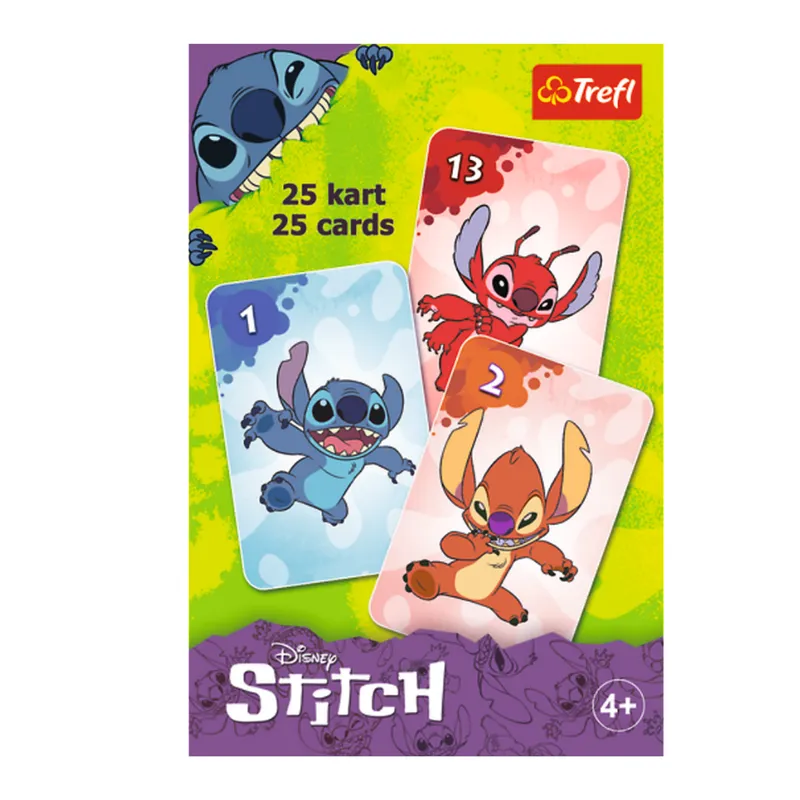 Karty Do Gry Piotruś Pan - DISNEY Stitch - TREFL 08978