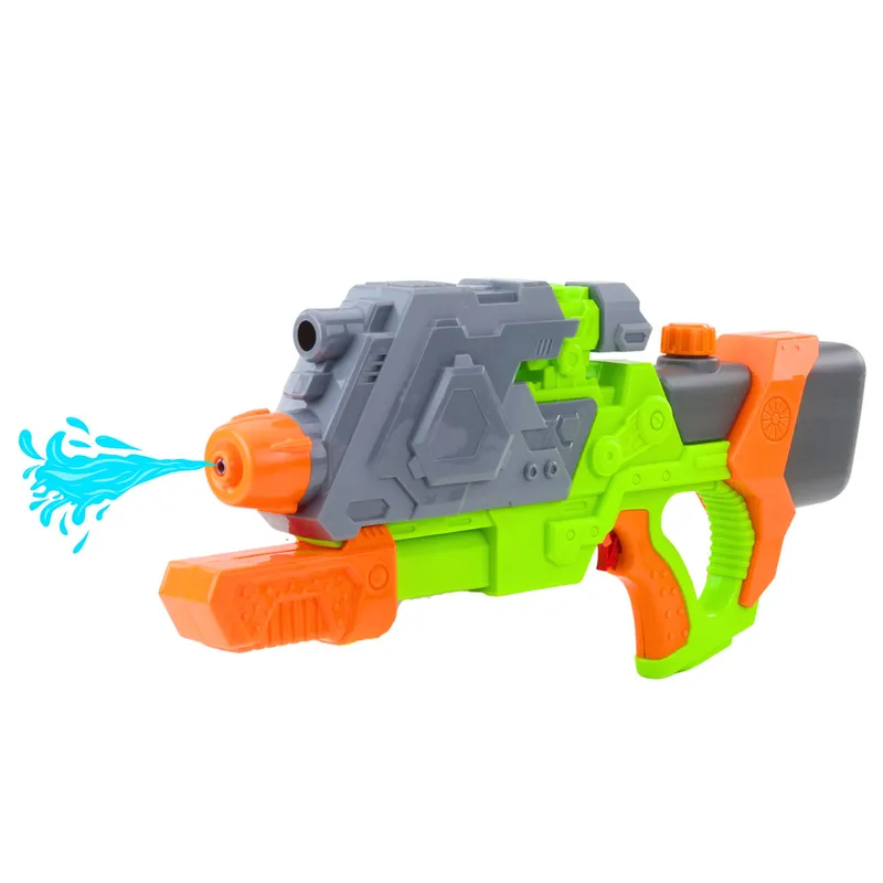 Pistolet Na Wodę Pompowany Mechanicznie 50 cm - Zielono-Pomarańczowy