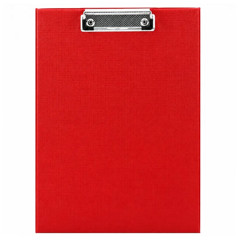 Deska Podkładka Z Metalowym Klipem Clipboard Do Pisania A4 - Czerwona