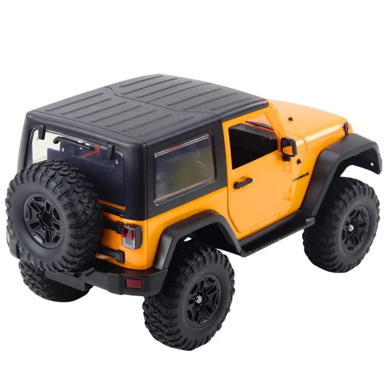 Auto Terenowe Zdalnie Sterowane RC JEEP Wrangler Rock Crawler 1:14 - Pomarańczowy