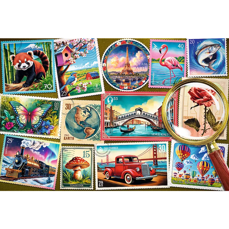 Puzzle - 300 EasyPiece - Znaczki Pocztowe - TREFL 23100