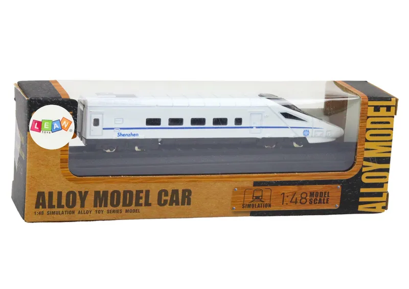 Model Kolekcjonerski Pociąg Wagon 1:48 Metalowy - Biały