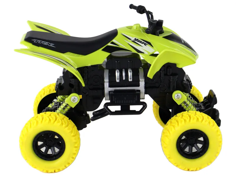 Pojazd Terenowy Pchacz Quad XC Gumowe Koła - Zielony