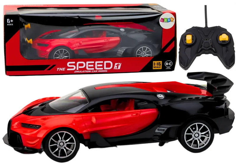 Zdalnie Sterowane Sportowe Auto 1:16 RC Samochód - Czerwone