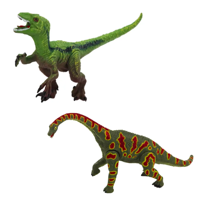 Zestaw Figurek Dinozaury Ruchome Nogi Paszcze 4szt