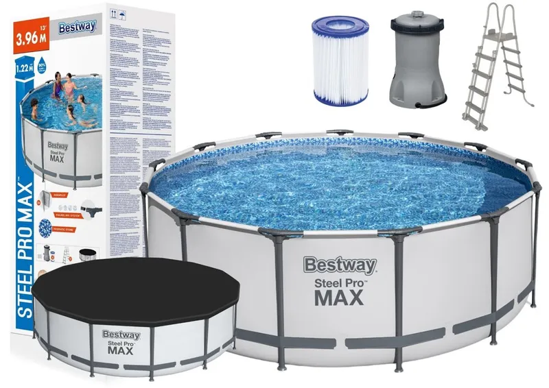 Basen Ogrodowy Stelażowy 396 x 122 cm BESTWAY 5618W