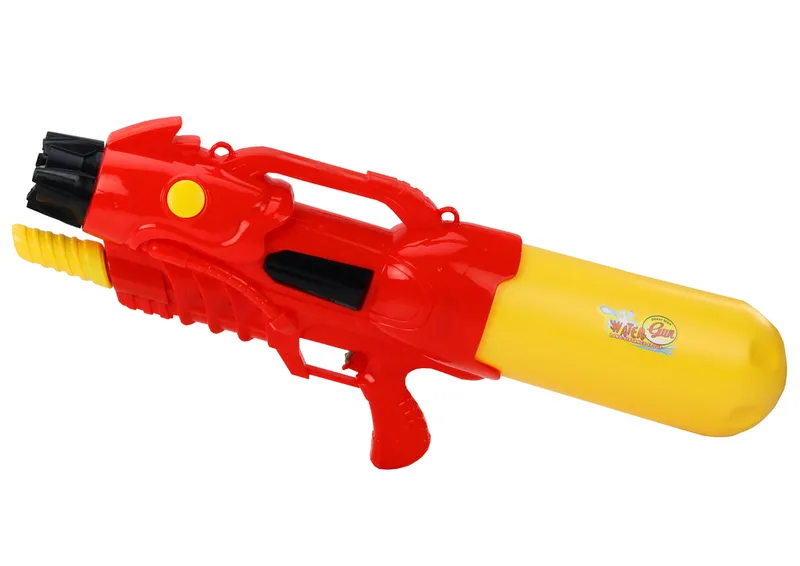 Duży Pistolet Na Wodę 2850ml Regulowana Opaska - Czerwony