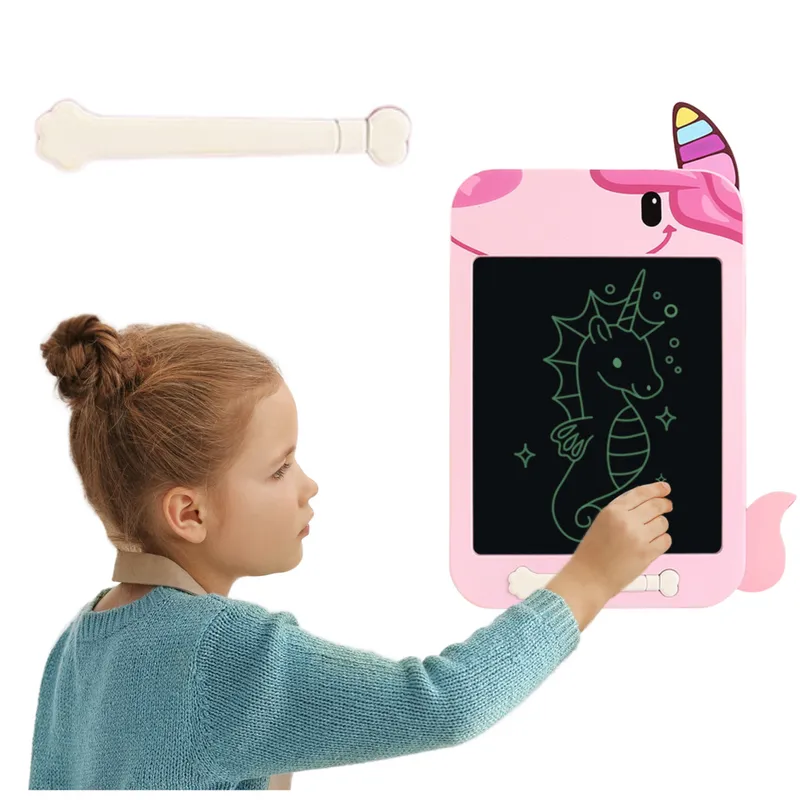 Znikopis Tablica Do Rysowania Pisania LCD Rysik Jednorożec - Różowy