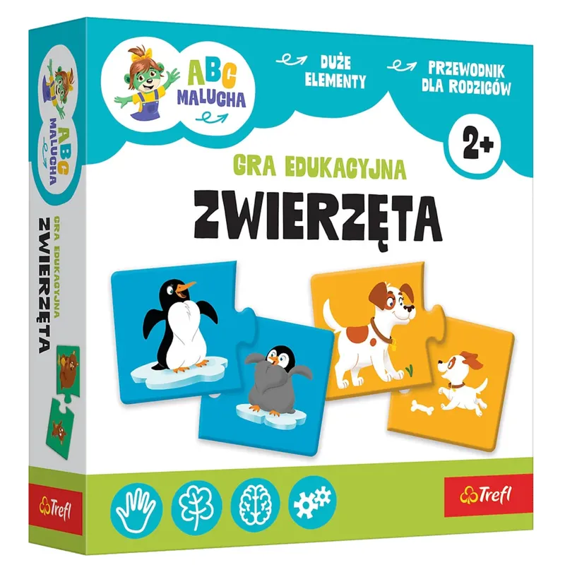 Gra Dla Dzieci ABC Malucha Zwierzęta TREFL 02905