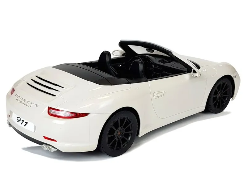 Auto PORSCHE 911 Carrera S Samochód Zdalnie Sterowane RC Rastar 1:12 - Białe