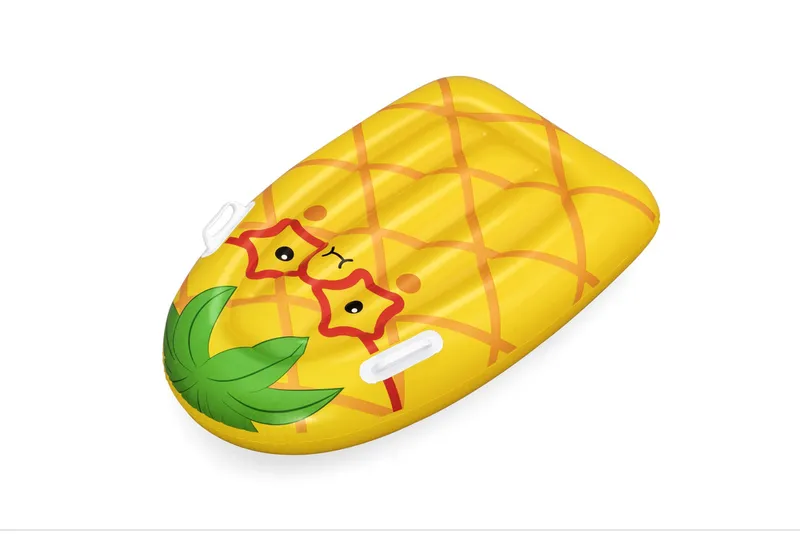 Dmuchana Deska Do Pływania Z Uchwytami Ananas 84 x 56 cm BESTWAY 42049 - Żółta