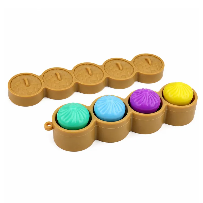 Brelok Pierożek W Koszyczku Świecący LED Dumpling Do Plecaka Kluczy 13 cm