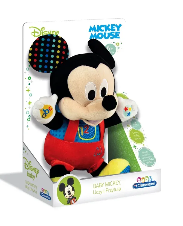 Pluszowy Interaktywny DISNEY Baby Miki Uczy I Przytula Język Polski CLEMENTONI 50131