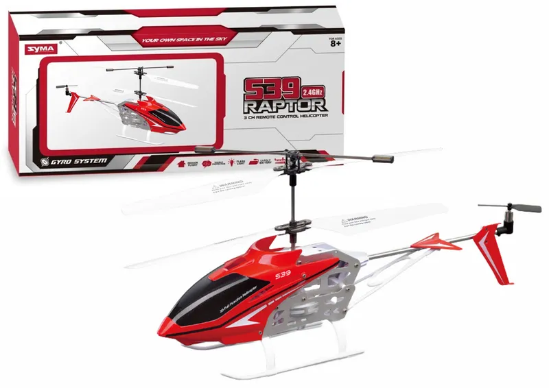 Zdalnie Sterowany Helikopter S39-1 SYMA - Czerwony