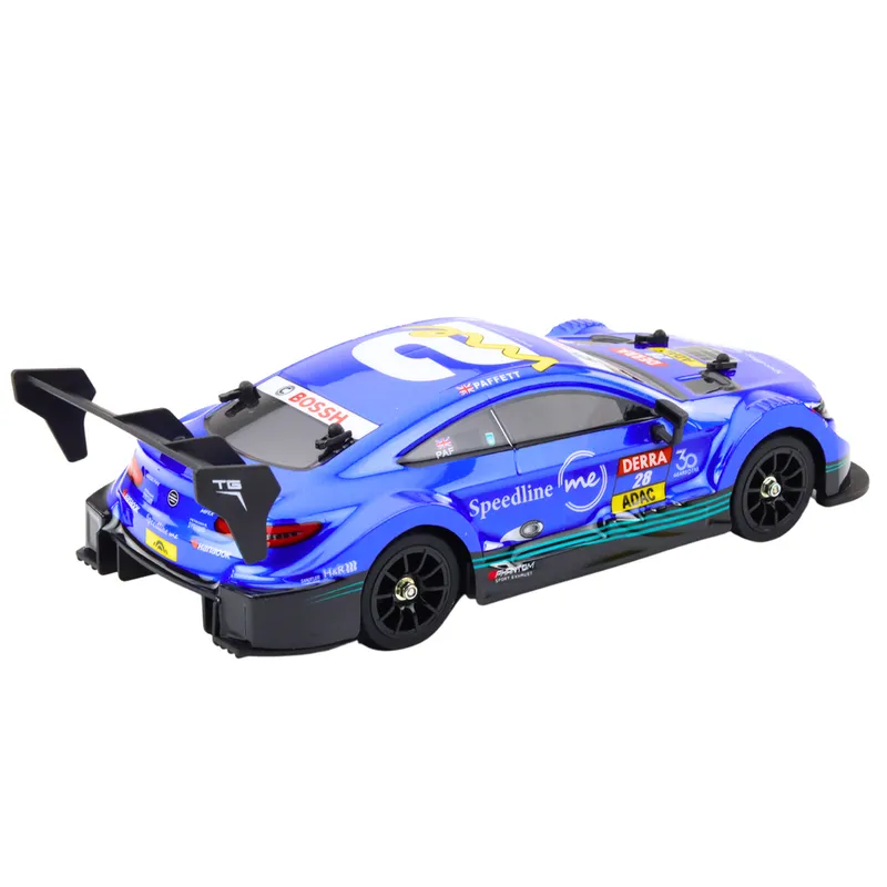 Samochód Wyścigowy Auto Do Driftu RC Niebieskie 30km/h 1:16