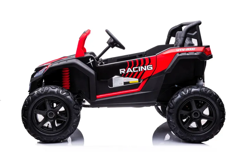 Auto Na Akumulator Buggy STRONG A032 Światła LED MP4 - Czerwony