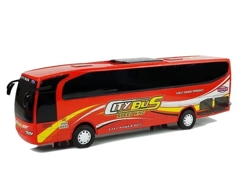 Autobus Miejski Model 54cm - Czerwony