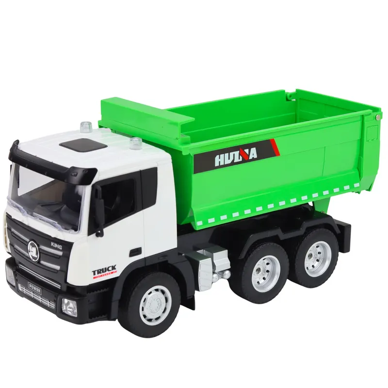 Wywrotka Ciężarówka Zdalnie Sterowana RC Huina 1:18 - Zielona
