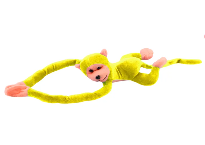 Maskotka Pluszowa Małpka Z Dźwiękiem 80 cm - Żółta