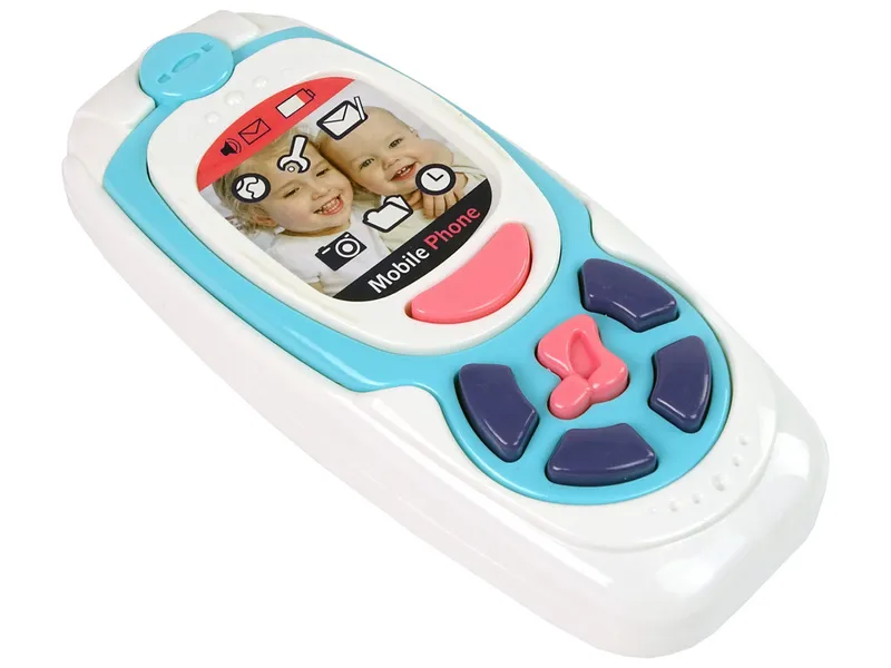 Dziecięcy Edukacyjny Telefon Komórkowy Melodia - Niebieski