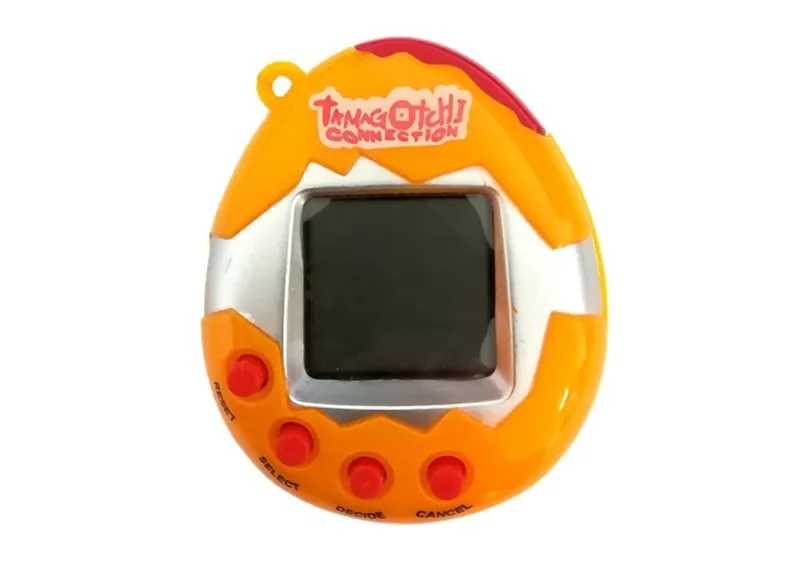 TAMAGOTCHI W Jajku Gra Elektroniczne Zwierzątko - Pomarańczowe