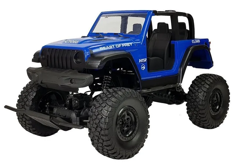 Auto Terenowe Zdalnie Sterowane 4X4 Amortyzatory 2.4G - Niebieski
