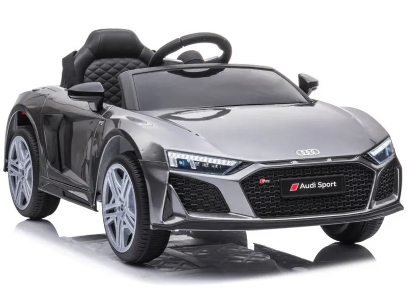 Auto Na Akumulator AUDI R8 Lift A300 Światła LED Pilot - Srebrne