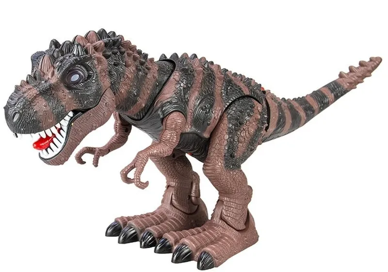Dinozaur Na Baterie Tyranozaur Rex Chodzący - Brązowy