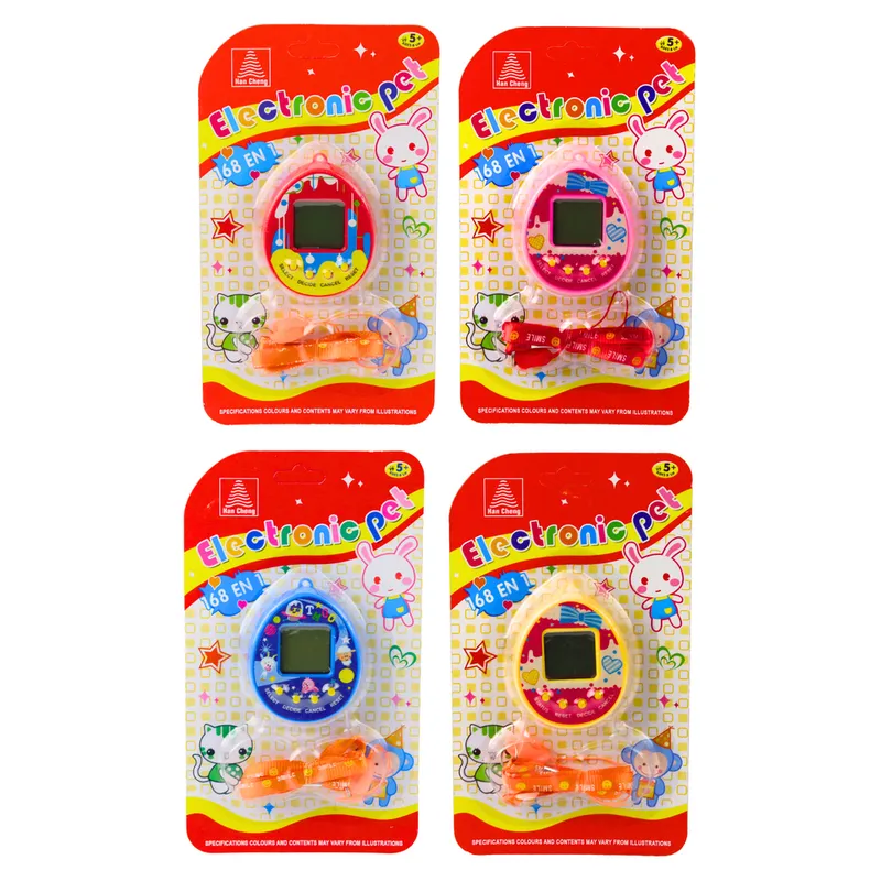 TAMAGOTCHI Gra Elektroniczna Wirtualne Zwierzątko Jako Smycz Mix