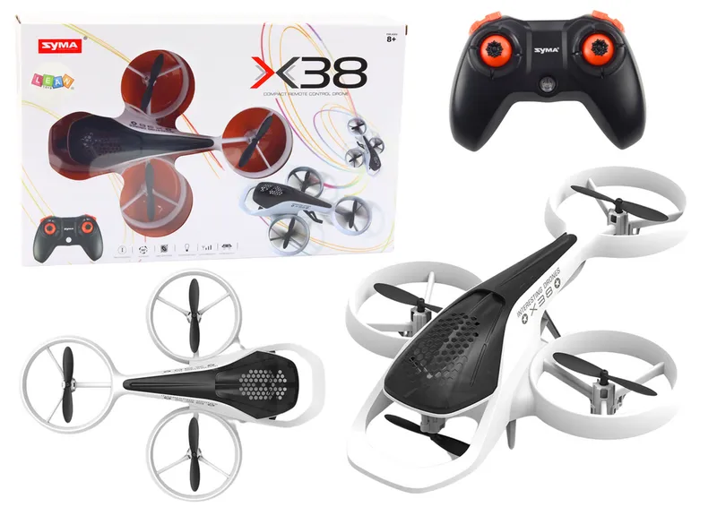 Zdalnie Sterowany Dron RC X38 SYMA - Biały