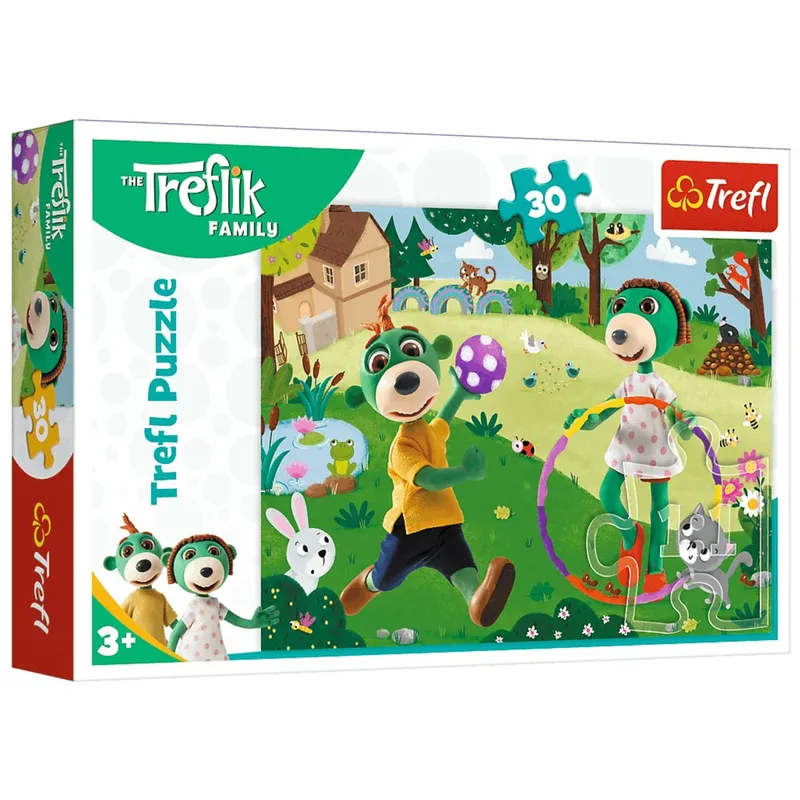 Puzzle - 30 - Aktywny Dzień - Rodzina Treflików - TREFL 18287