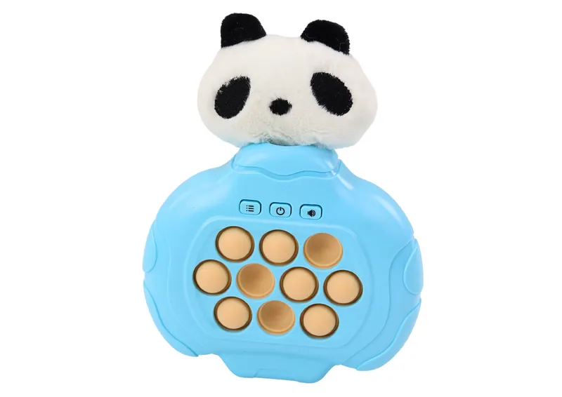 Gra Pop-It Panda Pluszowa Konsola Zręcznościowa Wibracje Sensoryczna