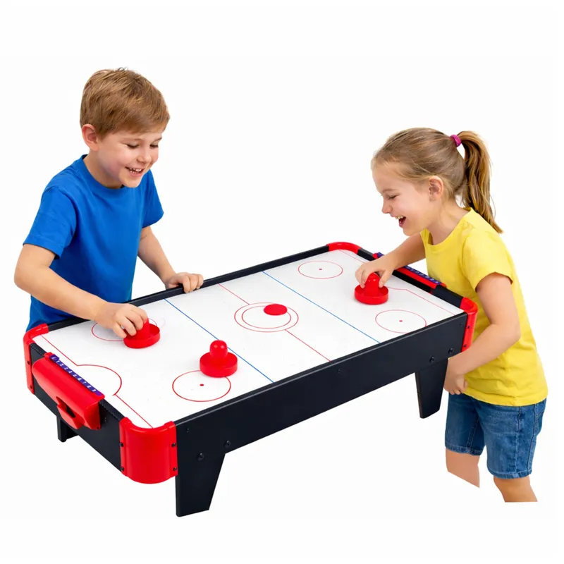 Mini Stół Air Hockey Stołowy Gra Zręcznościowa Dla Dzieci - Czarny